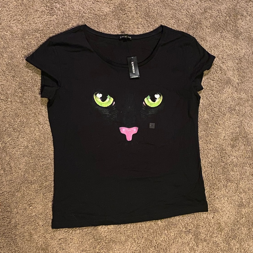 Express Black Cat tee